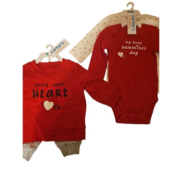 Carter's Size 3 months Valentine's Day Baby Boy Clothes - Picture 1 of 9
